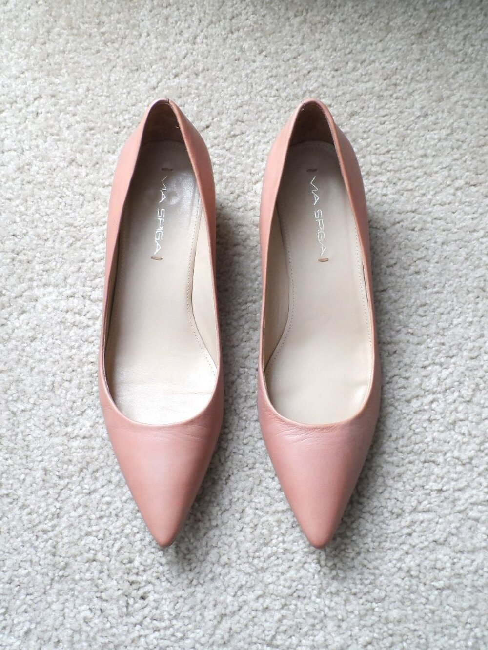 VIA SPIGA - Beige Genuine Leather sz., 8 USA